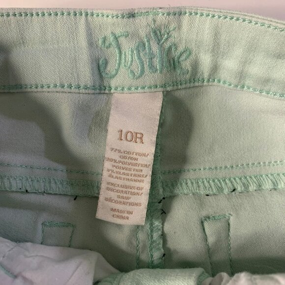 Justice Mint Green Shorts - Picture 3 of 5